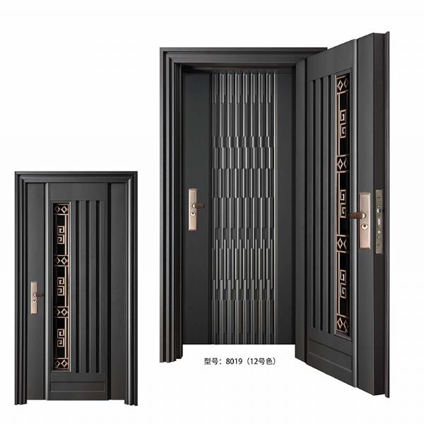 Luxury steel doors