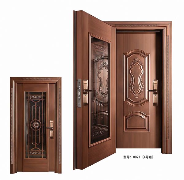 Luxury steel doors